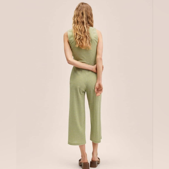 🔥Last 2🔥MANGO Ginghem jumpsuit - Picture 5 of 5